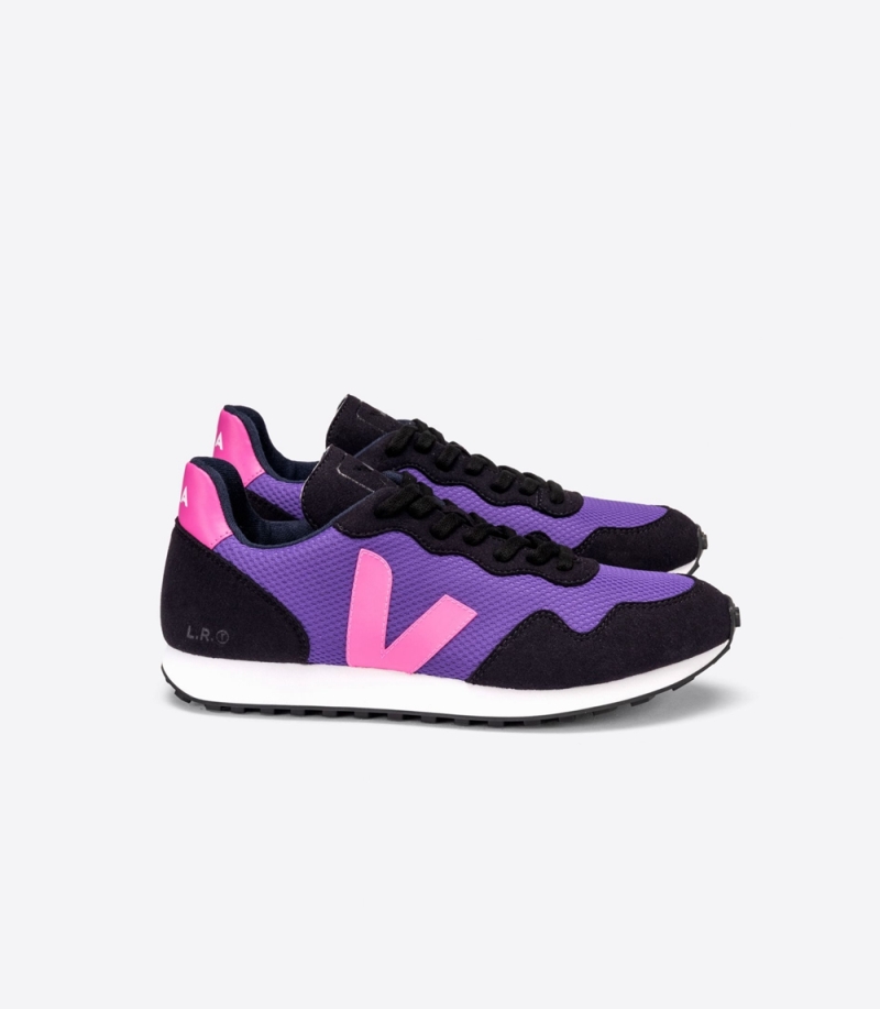 Women Veja Sdu Rec Alveomesh Vegan Shoes Vegan Shoes Purple/Black/Pink ireland IE-9418UF